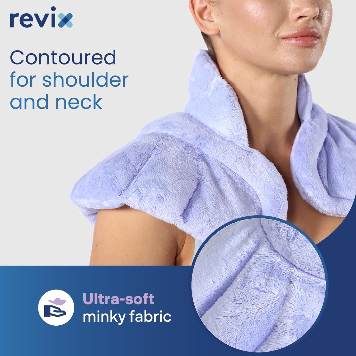 REVIX Microwave Heating Pad for Neck Shoulders and Back Pain Relief, Scented