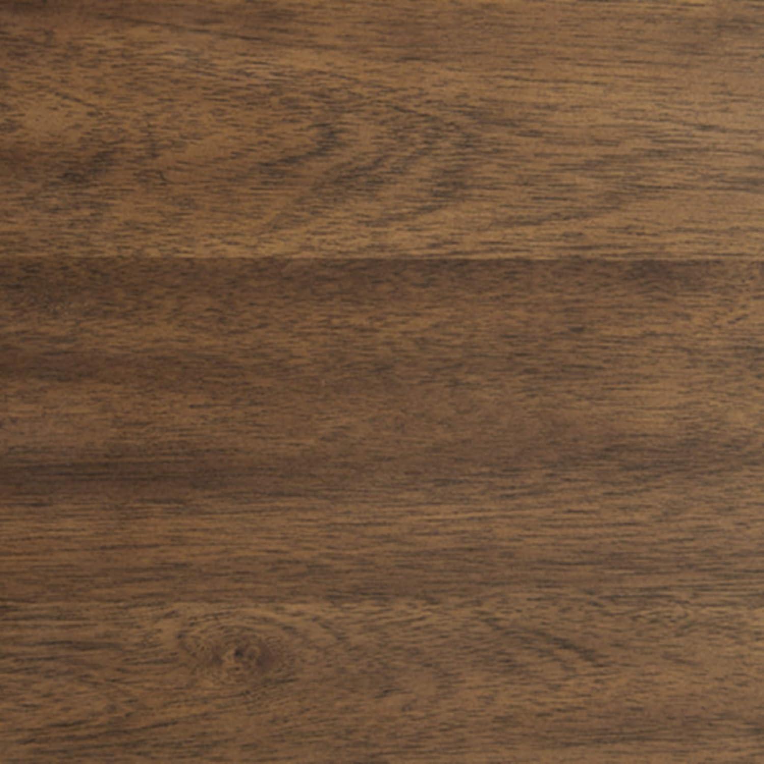 Signature Design by Ashley Calmoni Mid-Century Square End Table with 2 USB Charging Ports, Brown