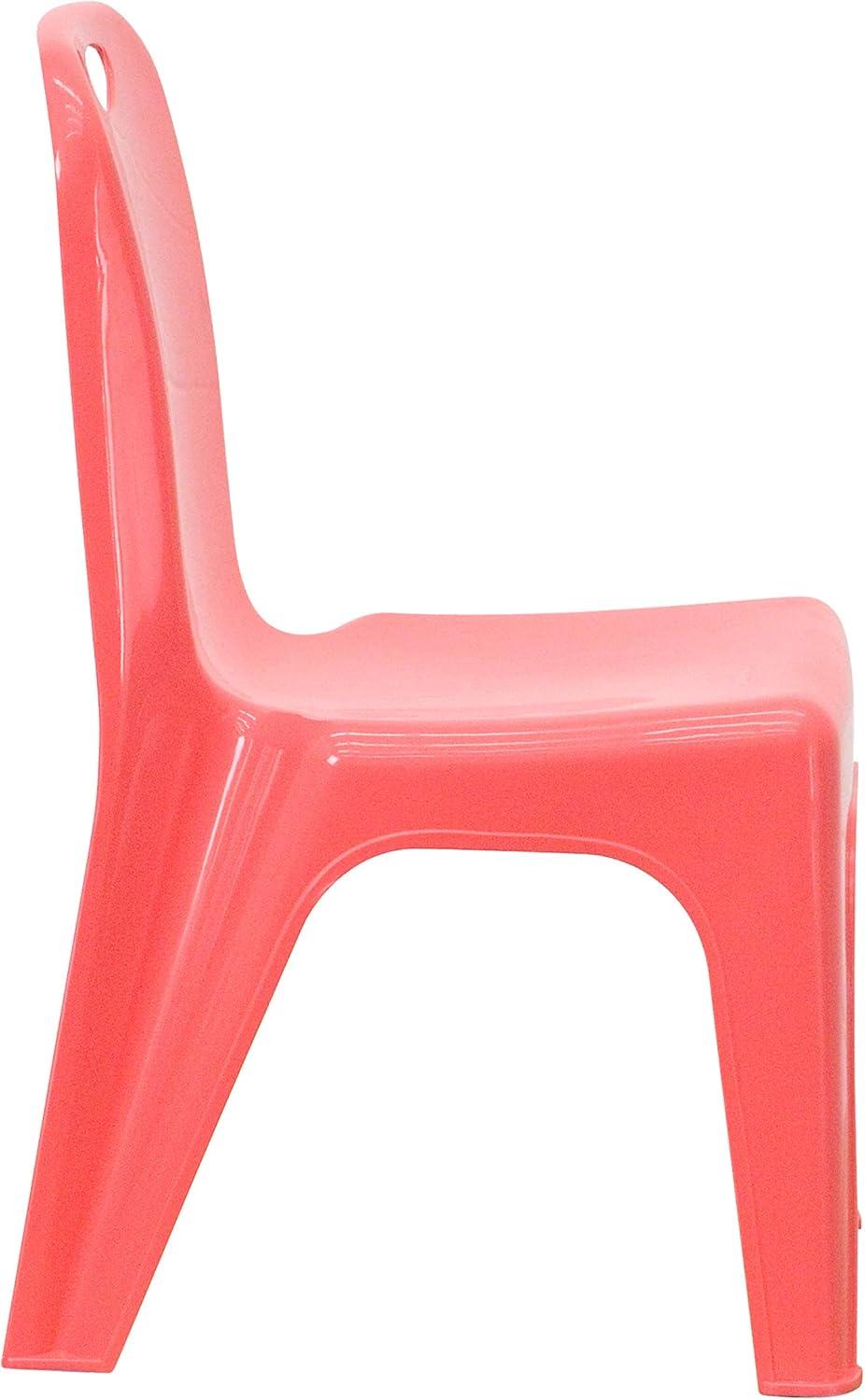 Flash Furniture 2 Pack Plastic Stackable School Chair with Carrying Handle and 11" Seat Height