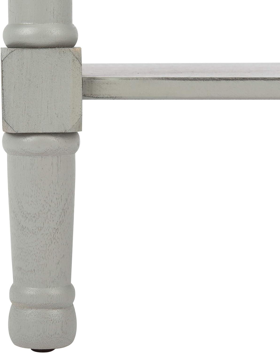 Ryder 1 Drawer Accent Table - Distressed Grey - Safavieh