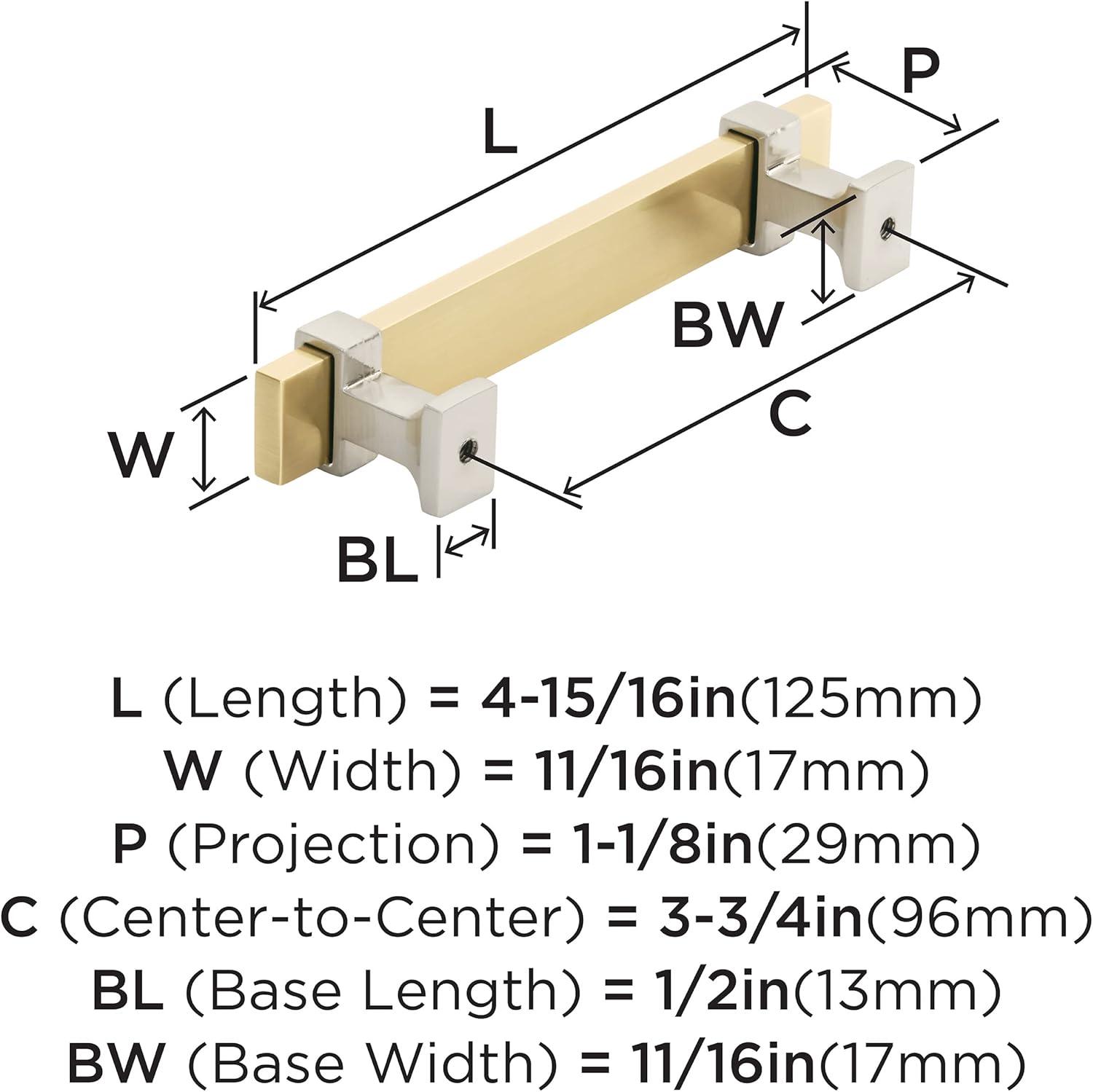 Amerock Overton Split Finish Cabinet or Drawer Pull