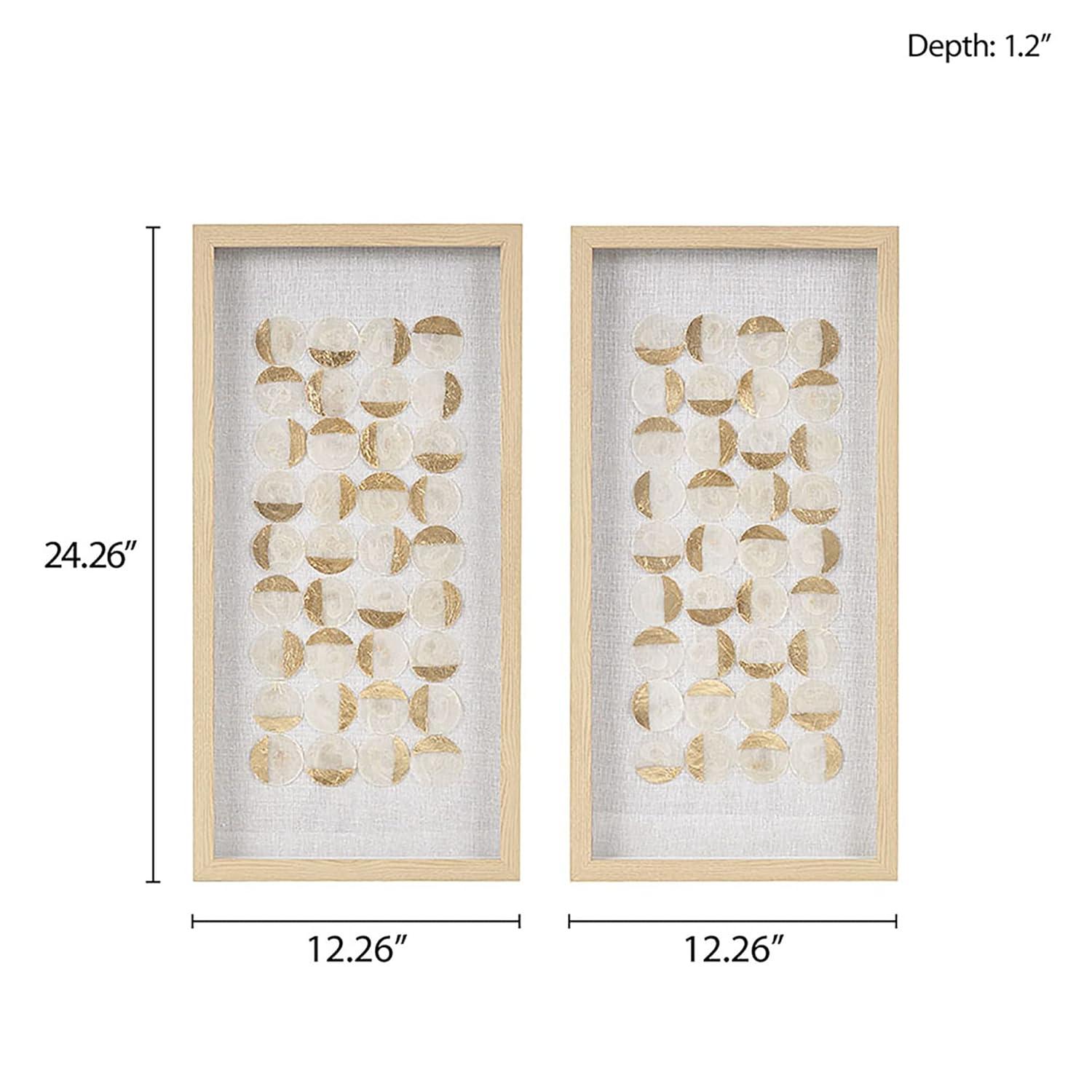 Exton Geo Carved Wall Wood Panel: Overlapping Design, MDF & Fir - Madison Park