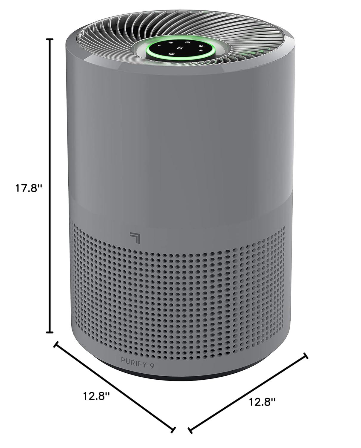 Sharper Image PURIFY 9 Whole Room Air Cleaner with True Hepa Filtraction
