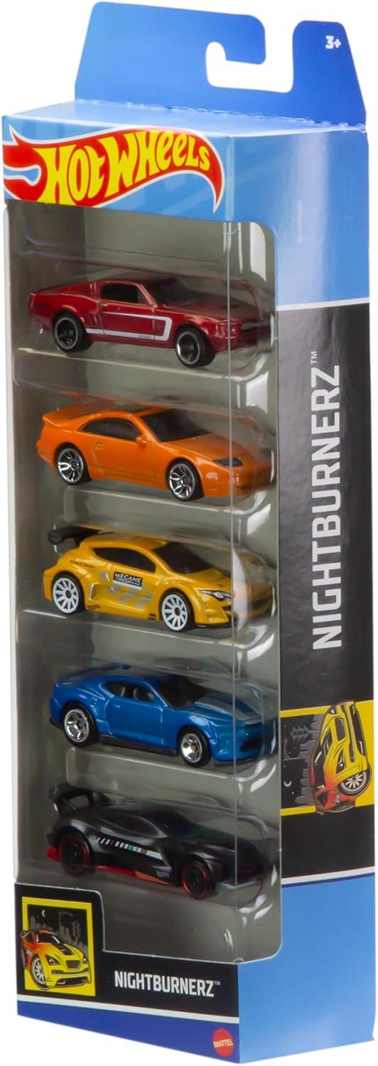Hot Wheels Diecast  Cars -  5pk (Colors May Vary)
