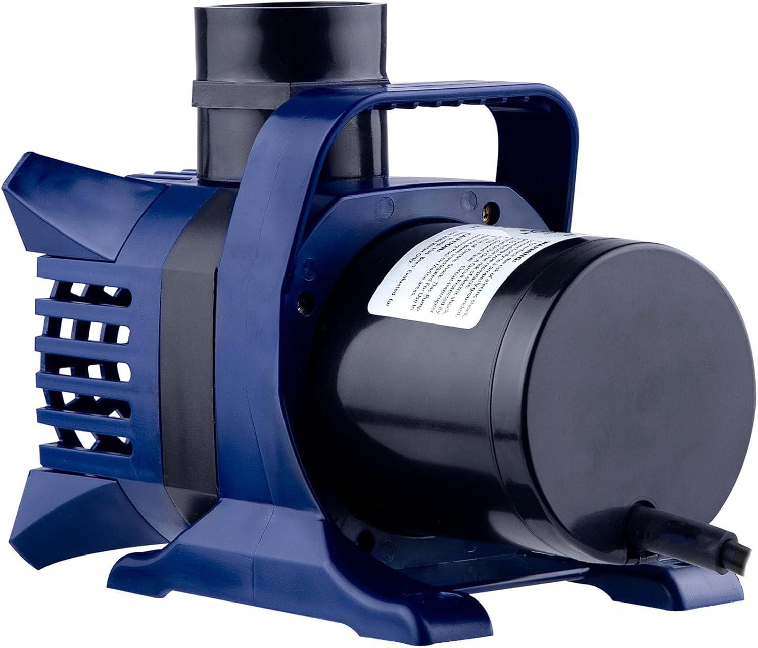 3100GPH Cyclone Pump with 33' Cord - Blue - Alpine Corporation: Submersible, Ceramic Shaft, Vortex Impeller