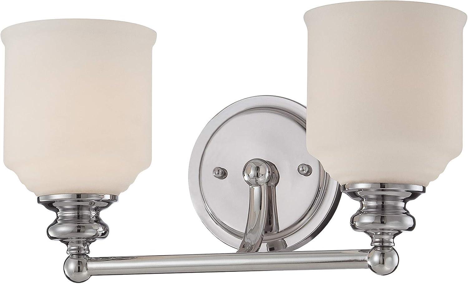 Savoy House Melrose 2 - Light Vanity in  Polished Chrome