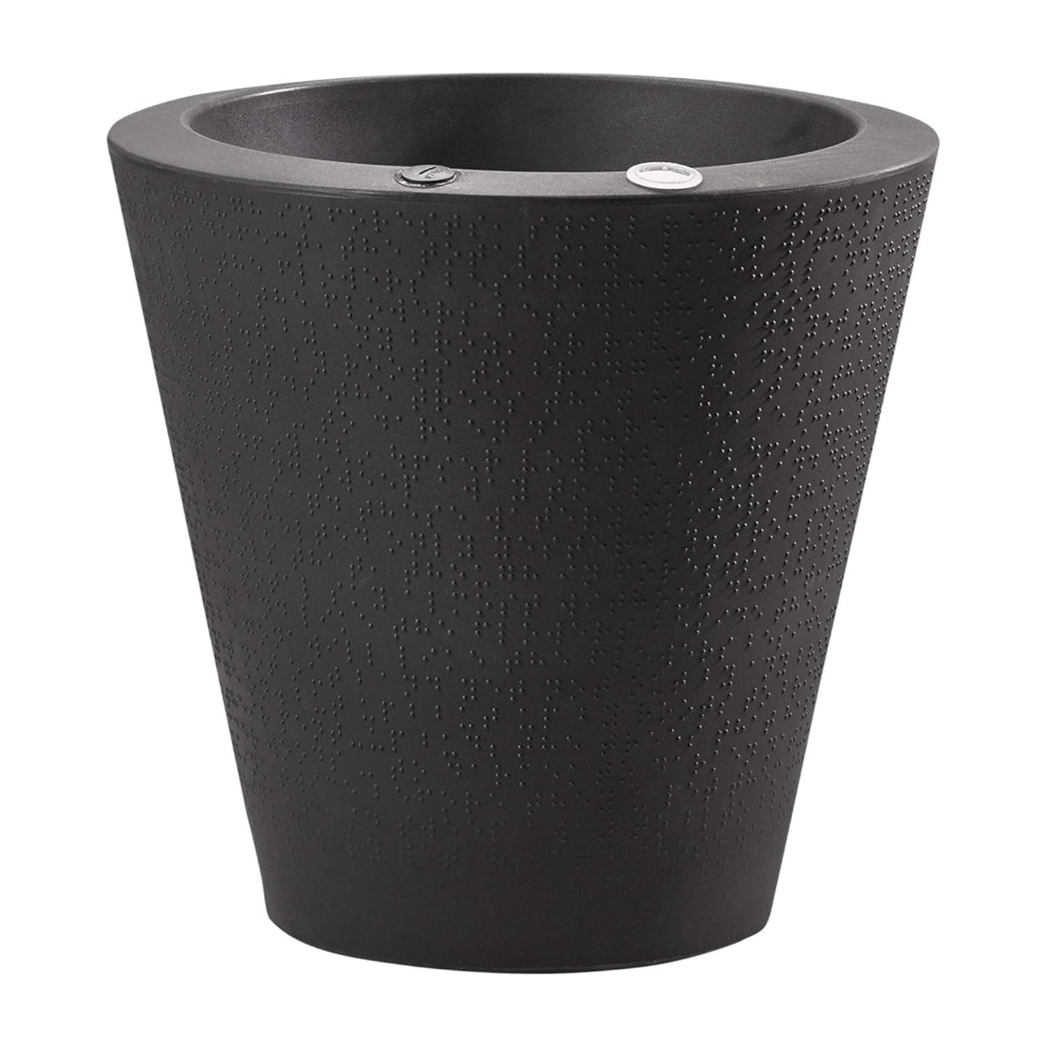 Crescent Garden Self-Watering Dot TruDrop Plastic Pot Planter