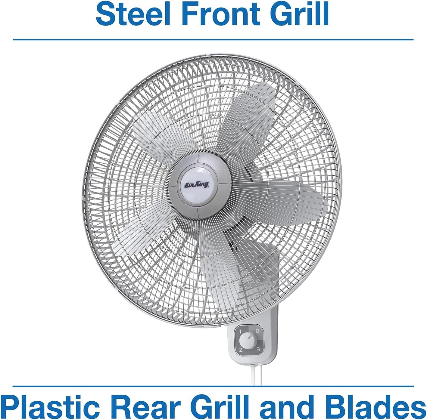 Air King Oscillating Wall Mounted Fan