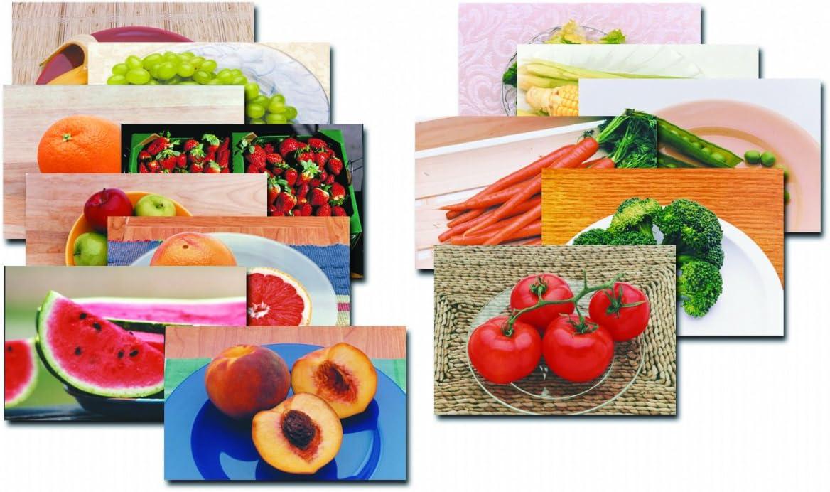 Stages Learning Materials Fruits and Vegetables Poster Set