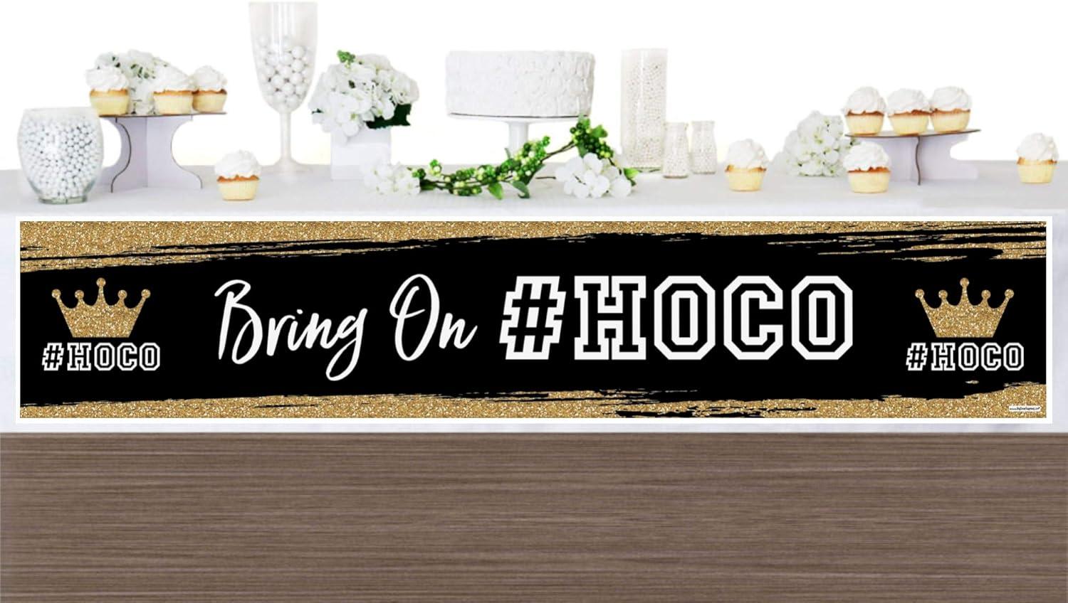 Big Dot of Happiness Hoco Dance - Homecoming Decorations Party Banner