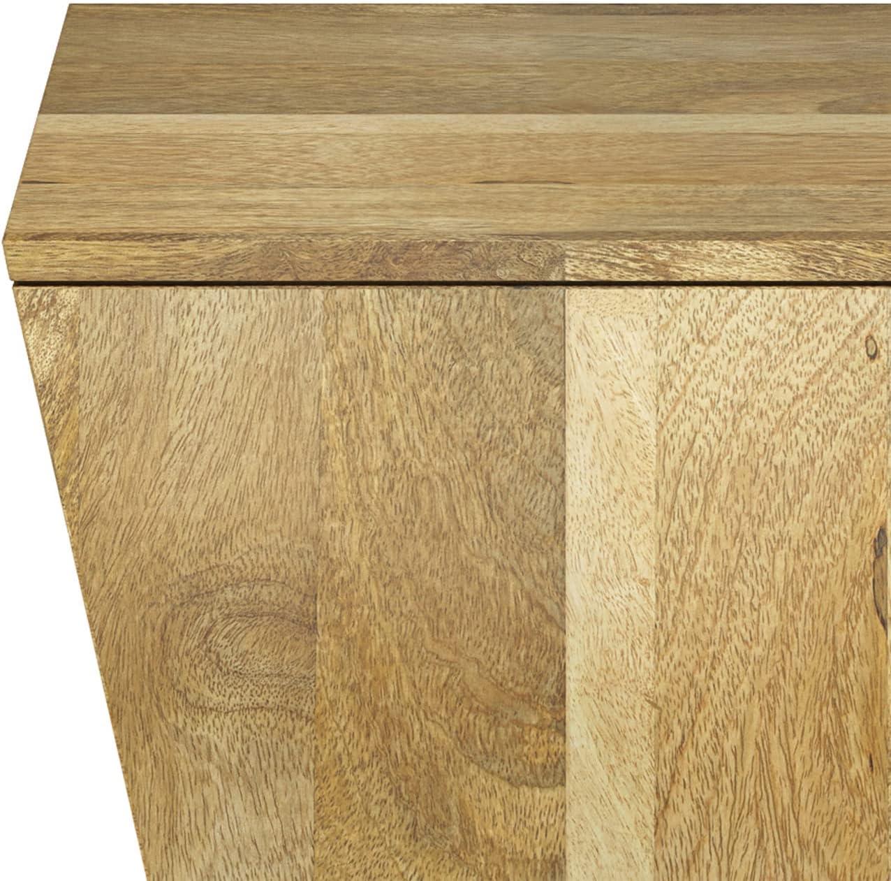 Westfield 14 inch Wide Mango Wood Side Table in Natural