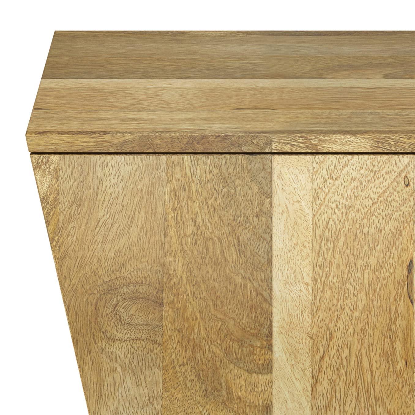 Westfield 14 inch Wide Mango Wood Side Table in Natural