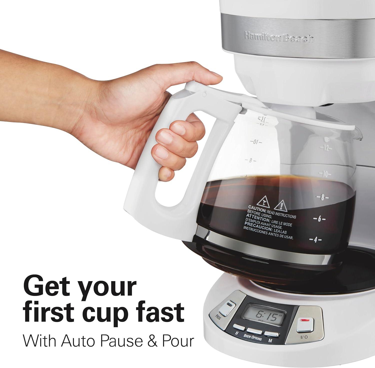Hamilton Beach® Programmable Coffee Maker 12 Cup Capacity
