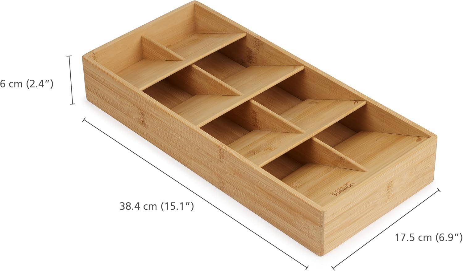 Joseph Joseph Joseph Joseph DrawerStore Large Bamboo Silverware Organizer
