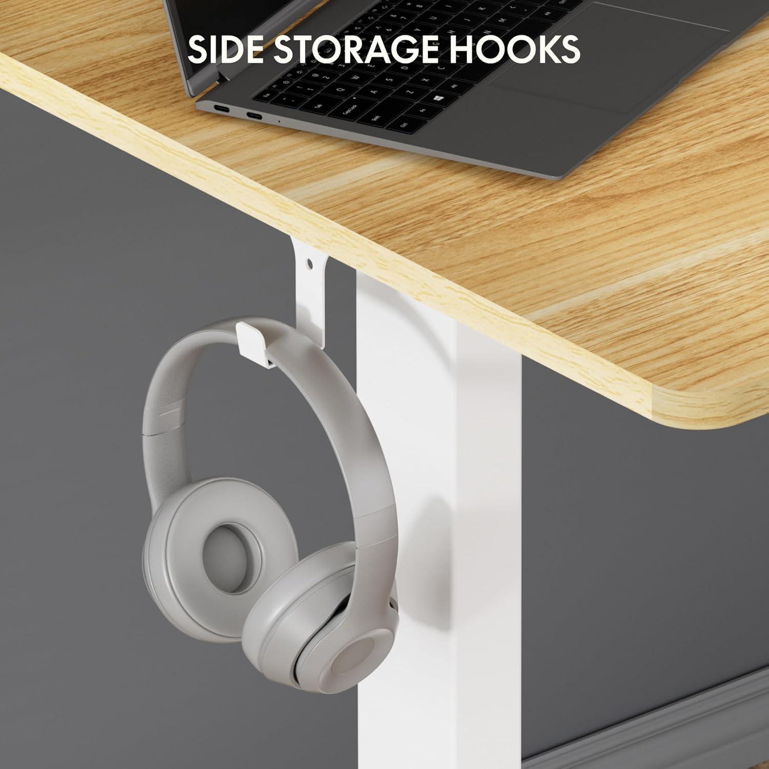 FLEXISPOT Standing Desk Adjustable Height with Whole Piece Desk Board 43 x 24