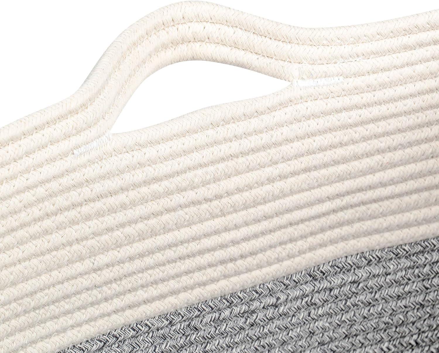 Hamper Toy Storage Collapsible Laundry Bin, Medium Fabric Organizer, 2pack - Silver Gray