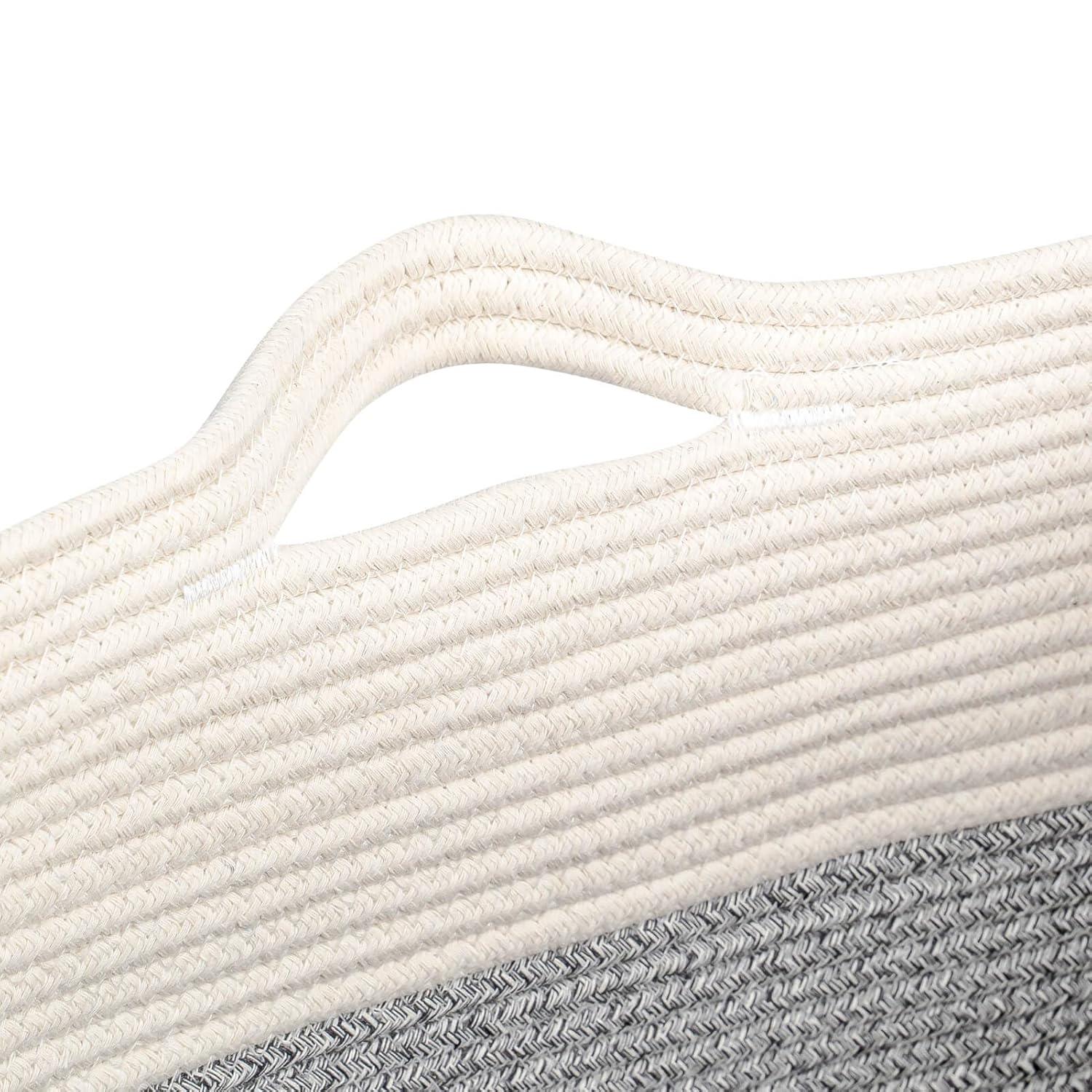 Hamper Toy Storage Collapsible Laundry Bin, Medium Fabric Organizer, 2pack - Silver Gray