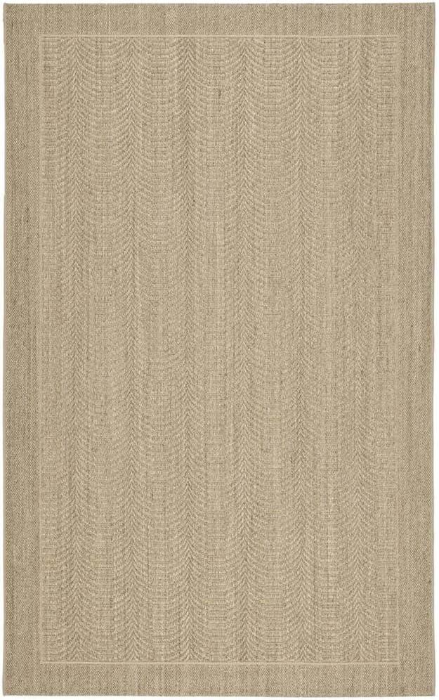 Desert Sand Geometric Sisal 4' x 6' Area Rug