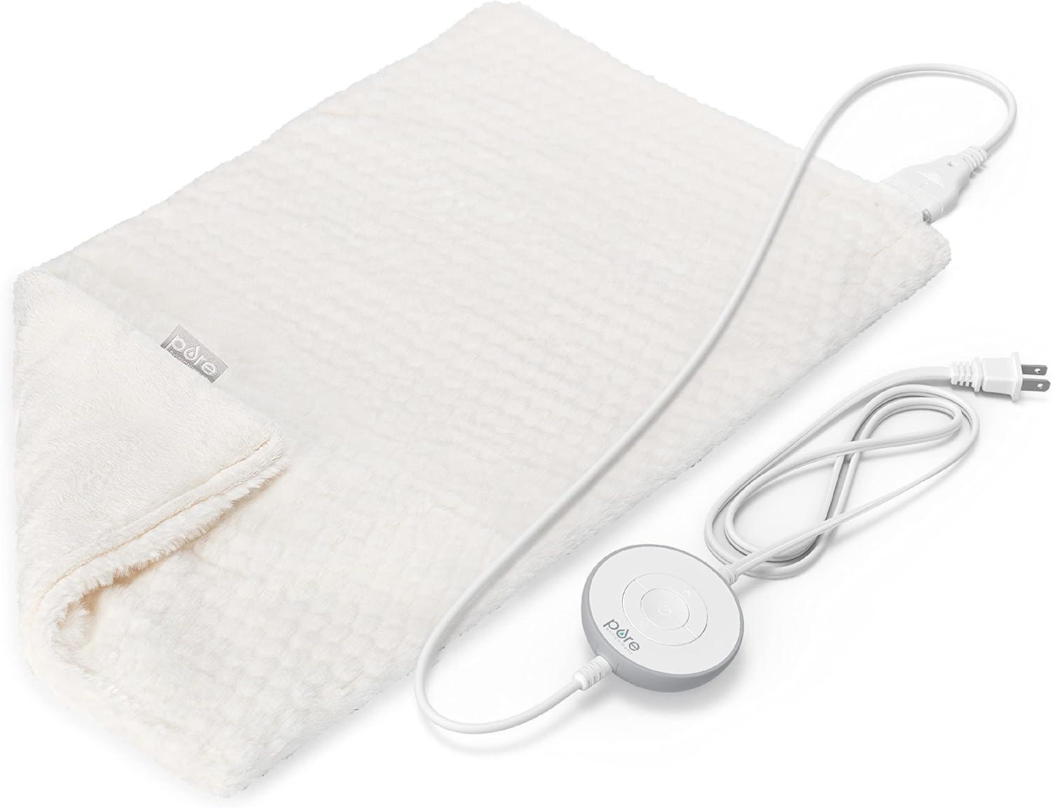Pure Enrichment Pure Radiance Luxury Heating Pad - 12" x 24" - Cloud