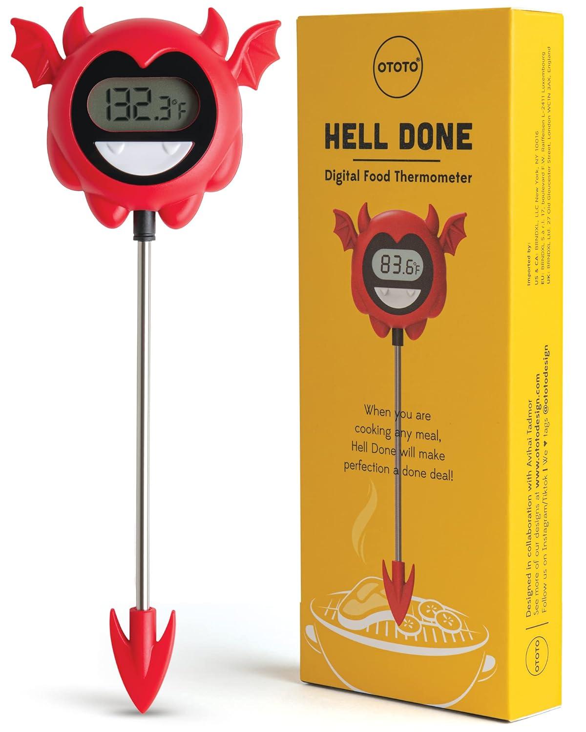 OTOTO Design Hell Done Meat Thermometer
