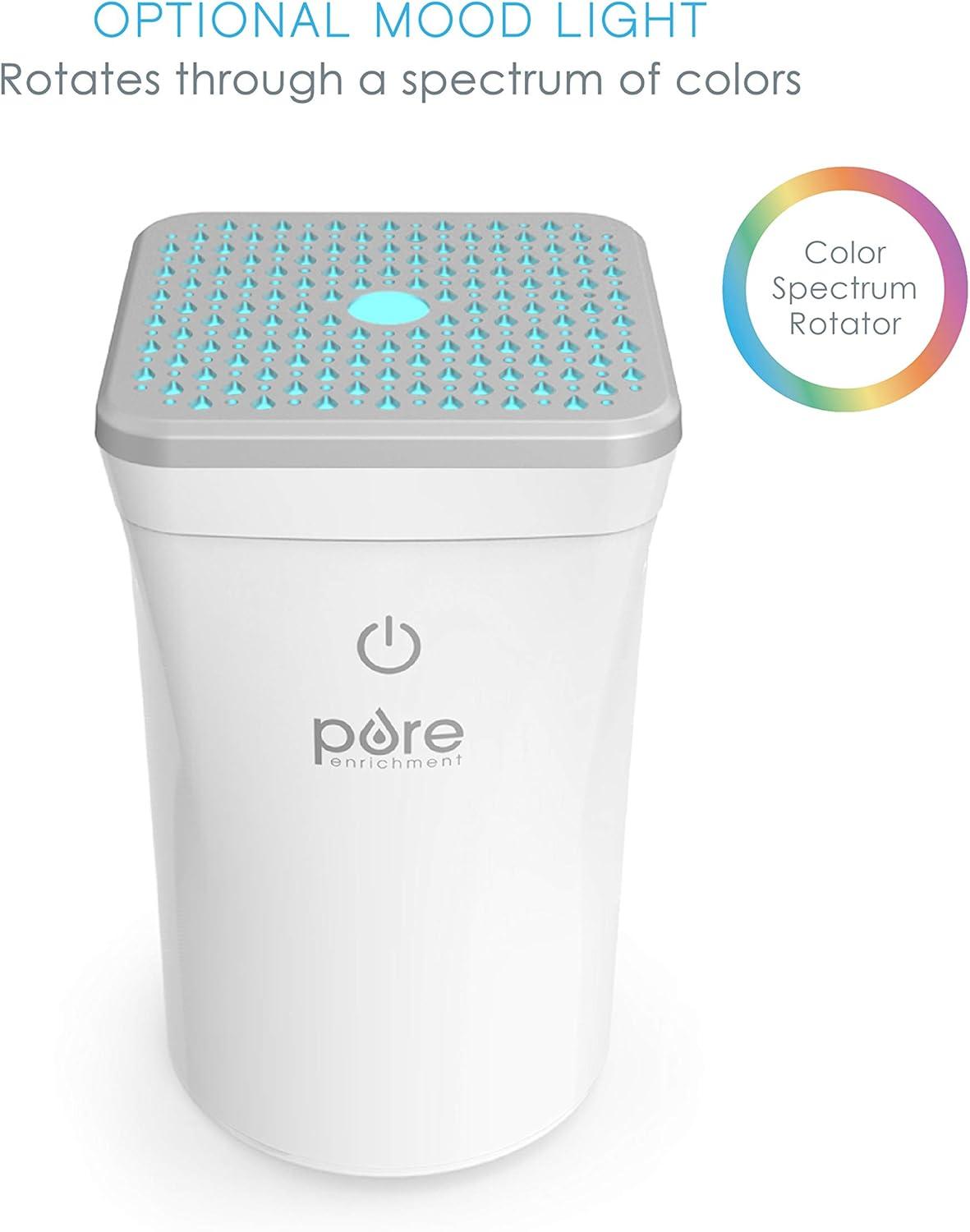 Go Home and Auto Aroma Diffuser - Pure Enrichment: Portable USB-Powered, Stress Relief, Phthalate-Free