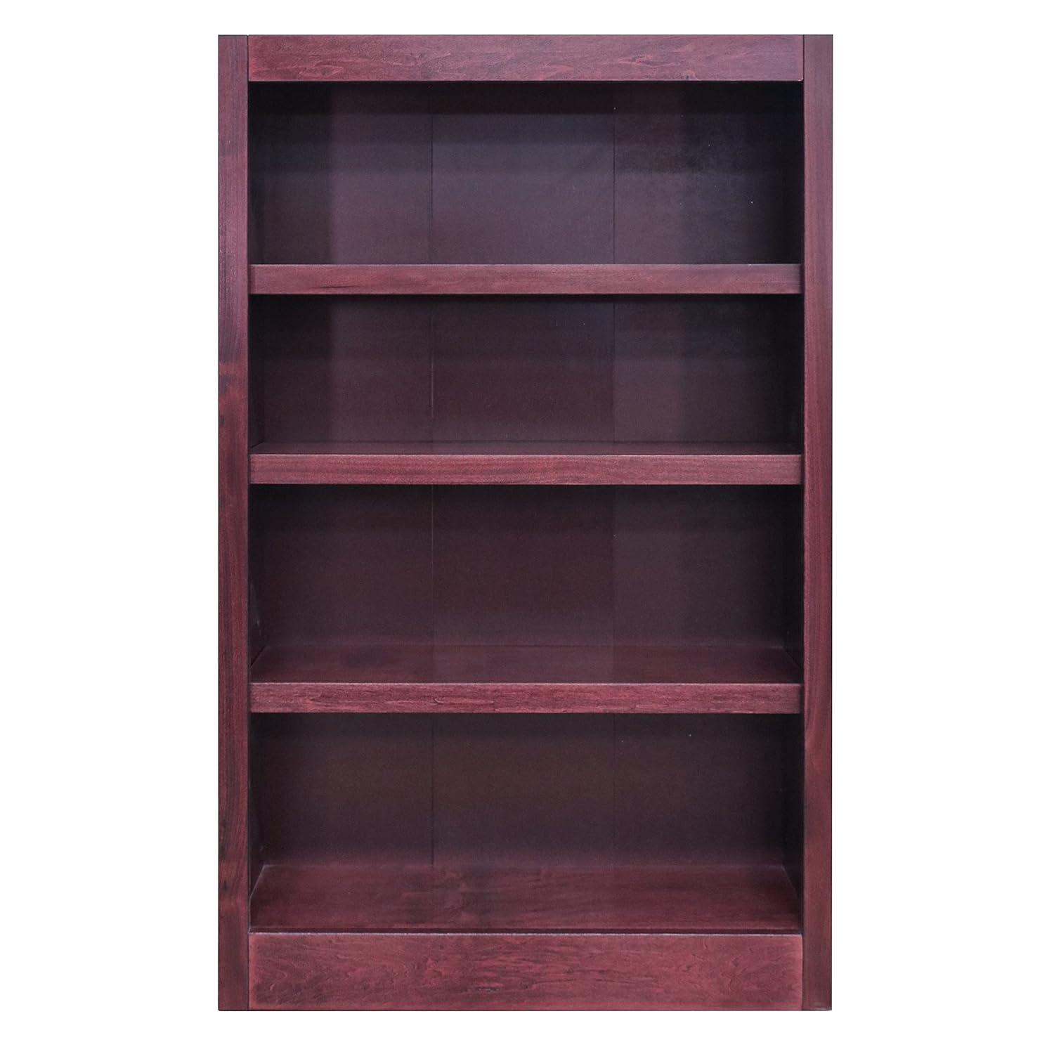 Concepts in Wood Book Shelf - Wood Bookcase Furniture 30 x 48" - Oak