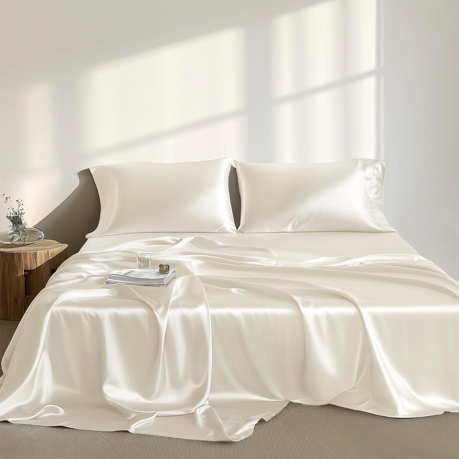 Madison Park Essentials Satin Luxury Sheet Set