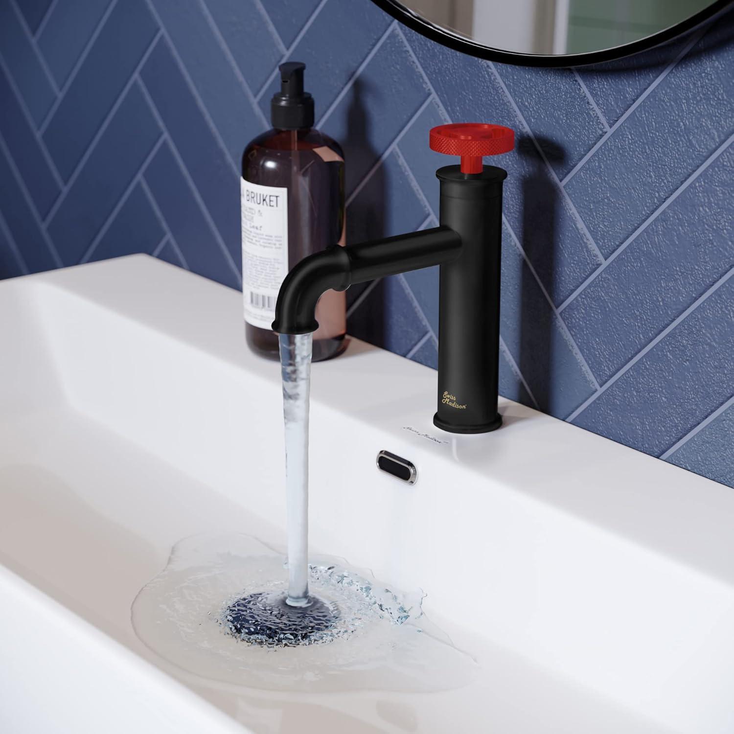 Avallon Single Hole, Single-Handle Wheel, Bathroom Faucet