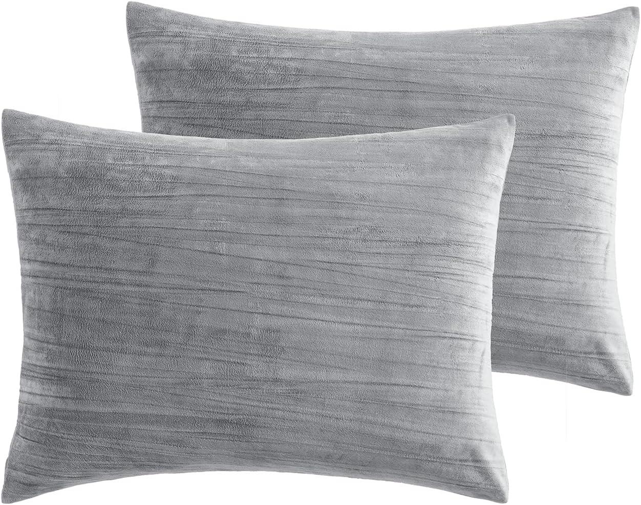 Tahari Zadie 3-Piece Soft Crinkle Velvet Comforter Set