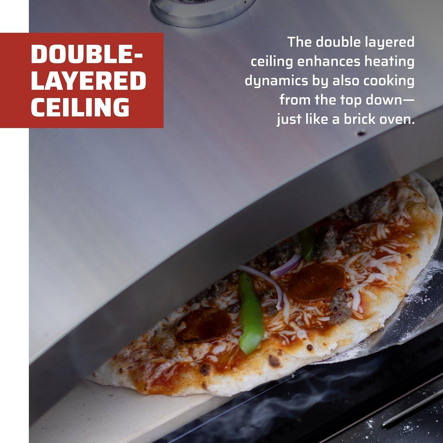 Camp Chef Stainless steel Attachable pizza oven