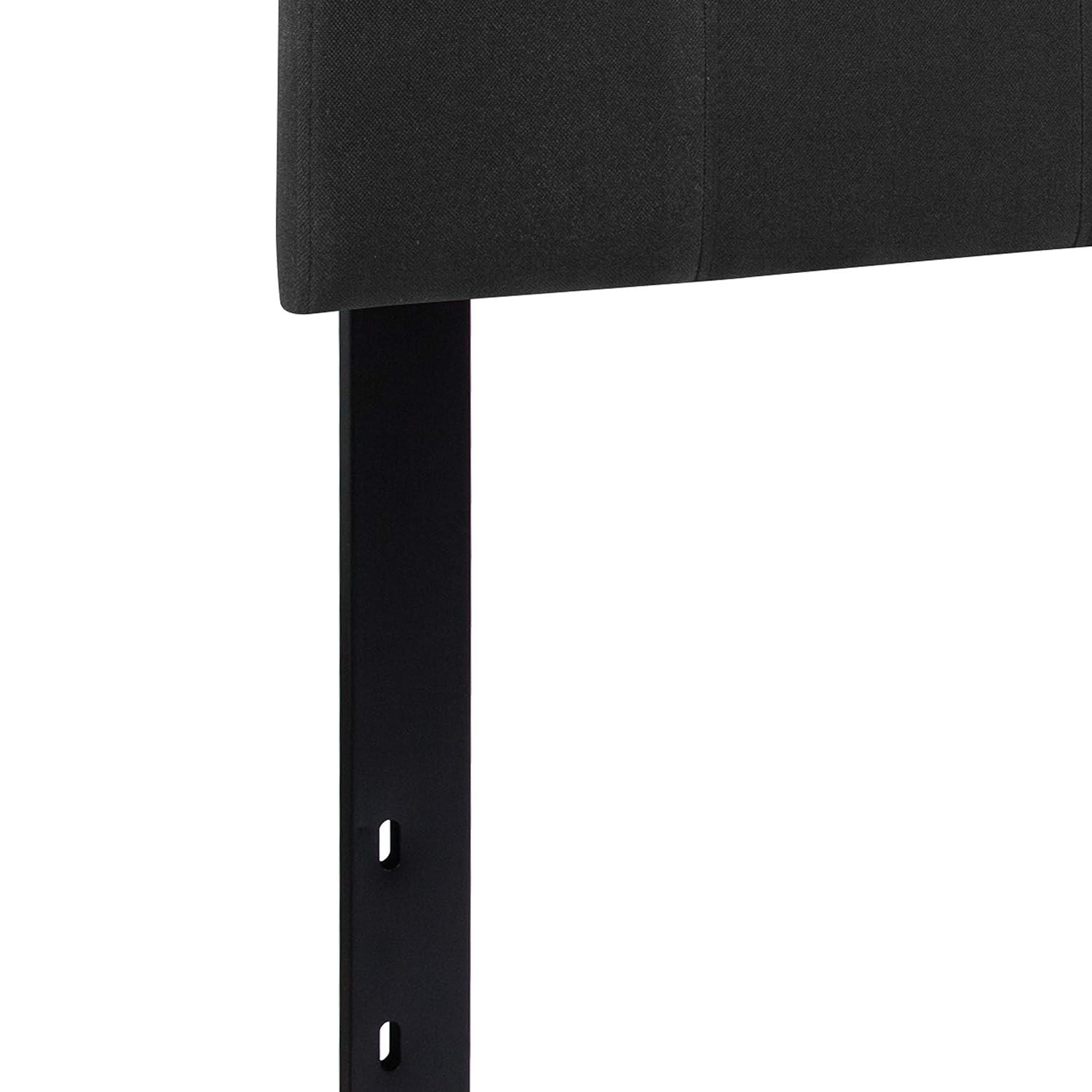 Flash Furniture Bedford Tufted Upholstered Queen Size Headboard in Black Fabric