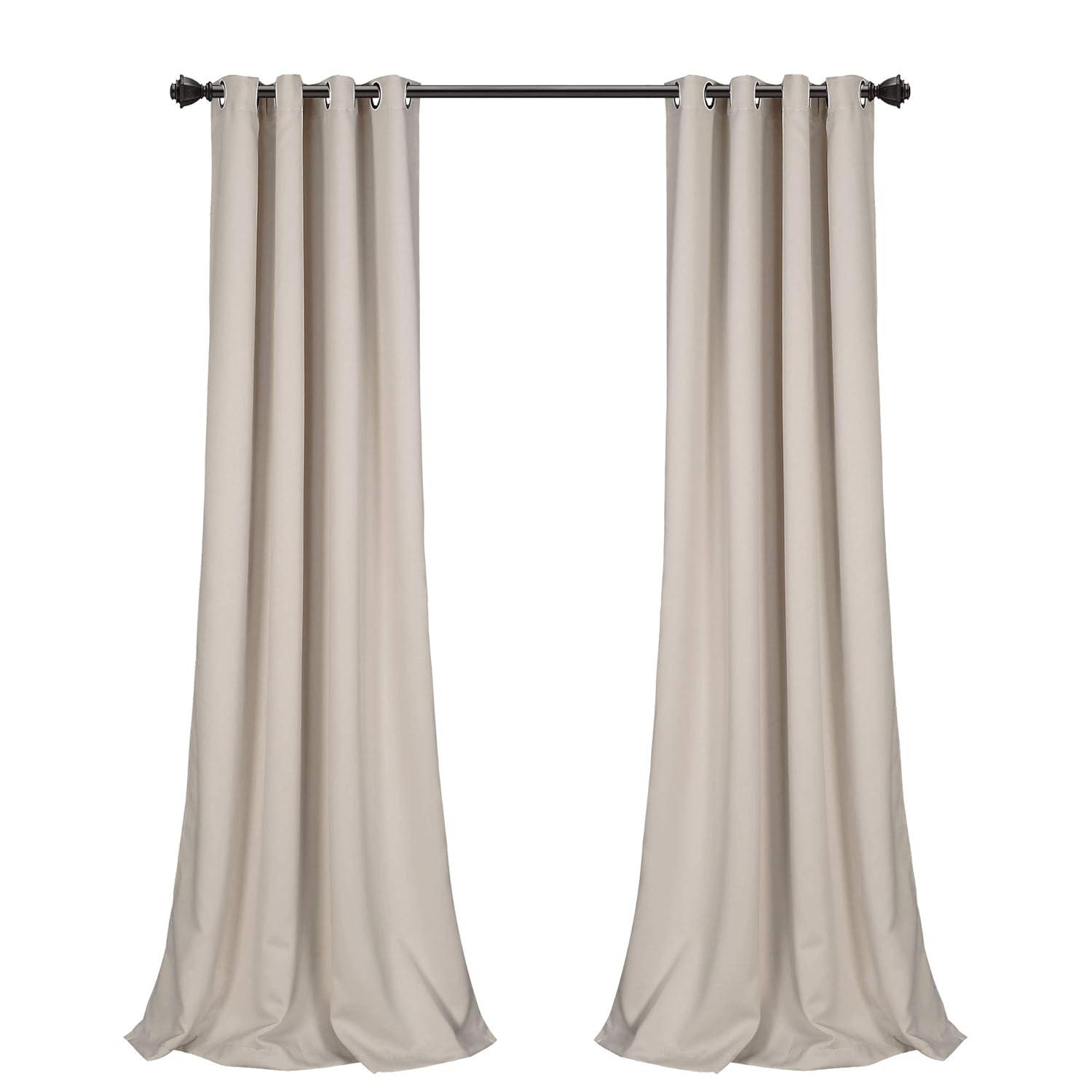 Lush Decor Insulated Polyester Blackout Curtain Pair (Set of 2)