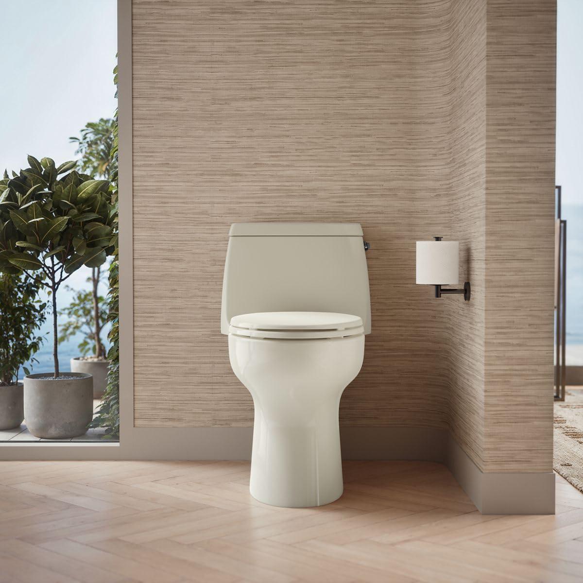 Santa Rosa Comfort Height One-Piece Compact Elongated 1.28 Gpf Toilet With Revolution 360 Swirl Flushing Technology