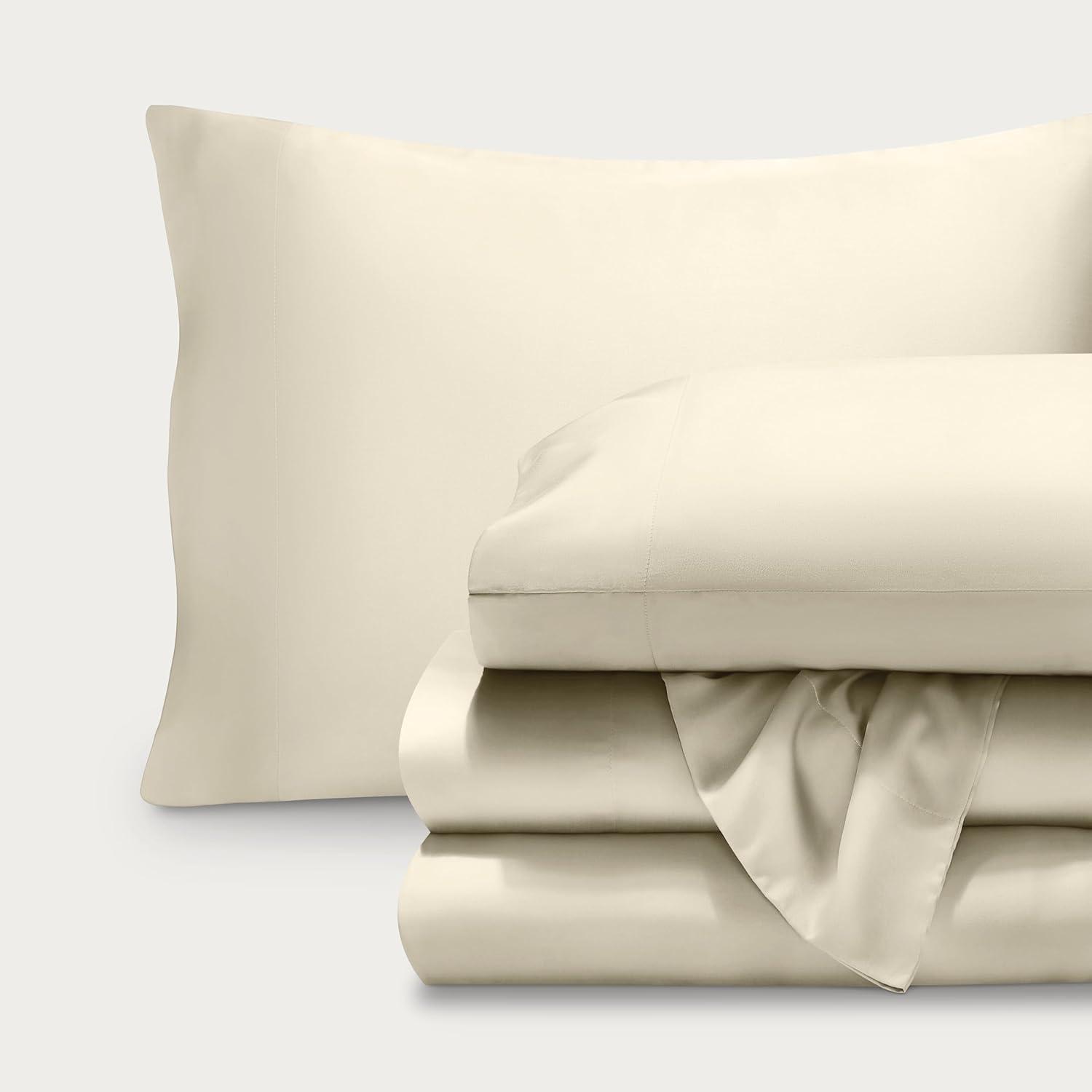Twin XL Natural TENCEL™ Lyocell Sheet Set by Bare Home