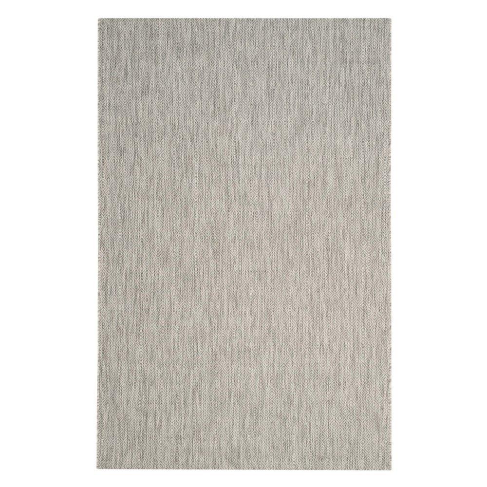 Courtyard CY8520 Power Loomed Indoor and Outdoor Area Rug - Grey/Grey - 6'7"x6'7" - Safavieh