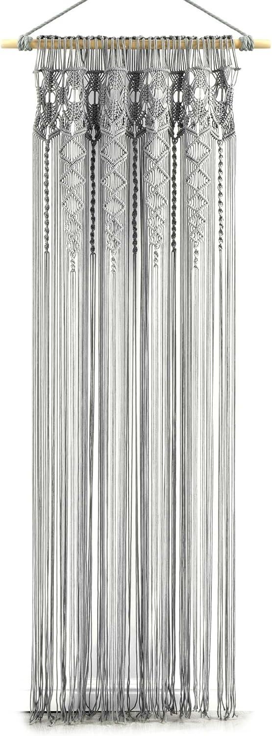 Reyna Cotton Semi Sheer Curtain Panel