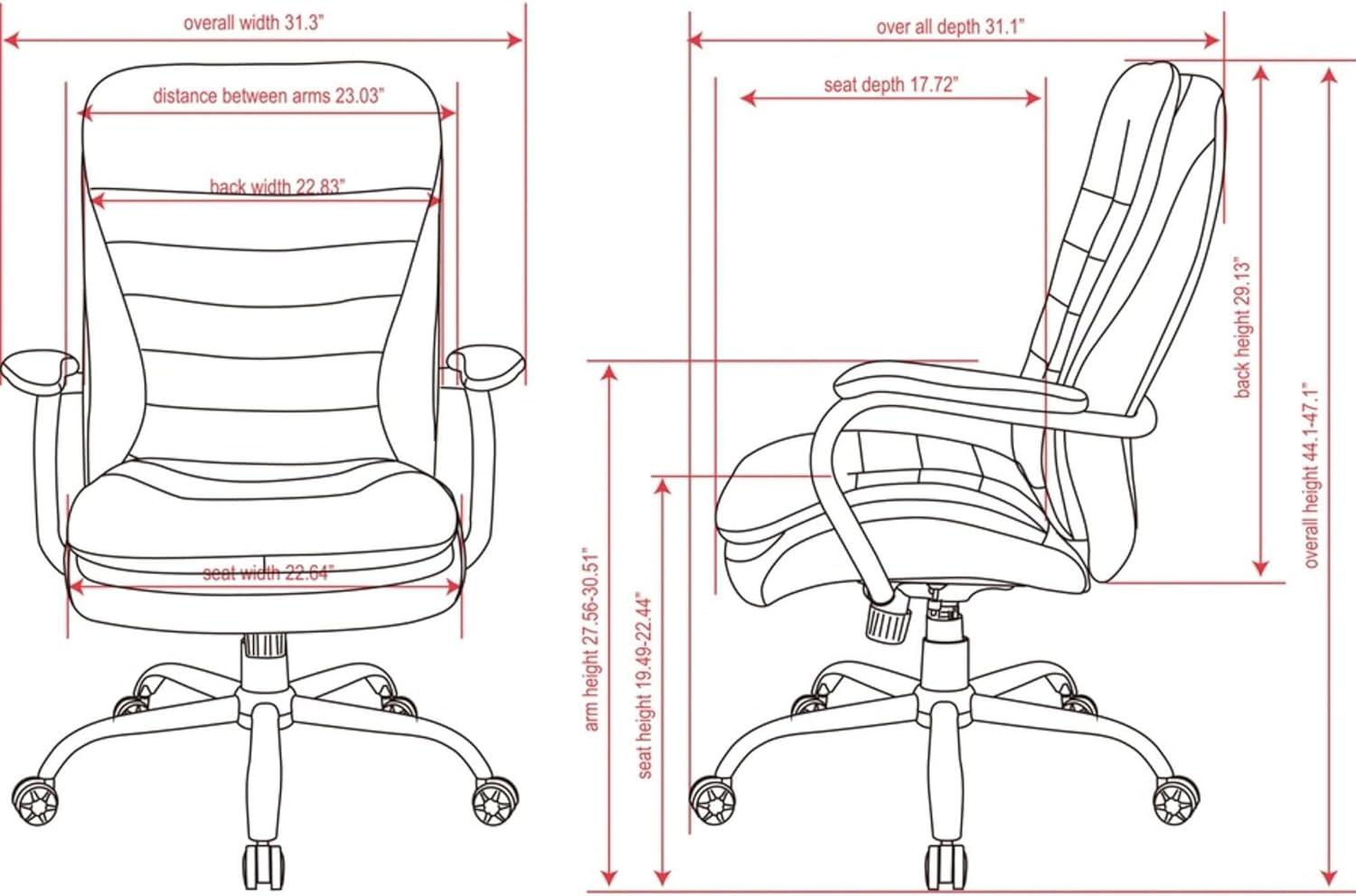 ErgoMesh Series High-Back Mesh Executive Chair