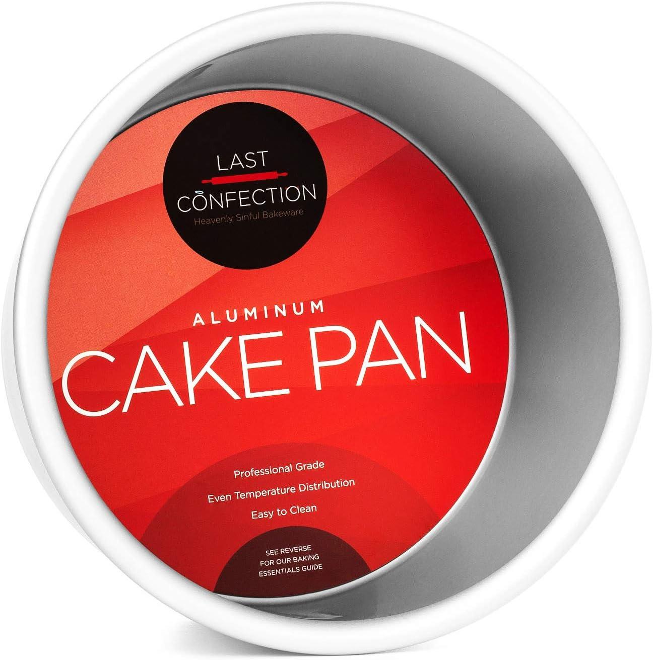 Last Confection Aluminum Round Cake Pans - Professional Bakeware