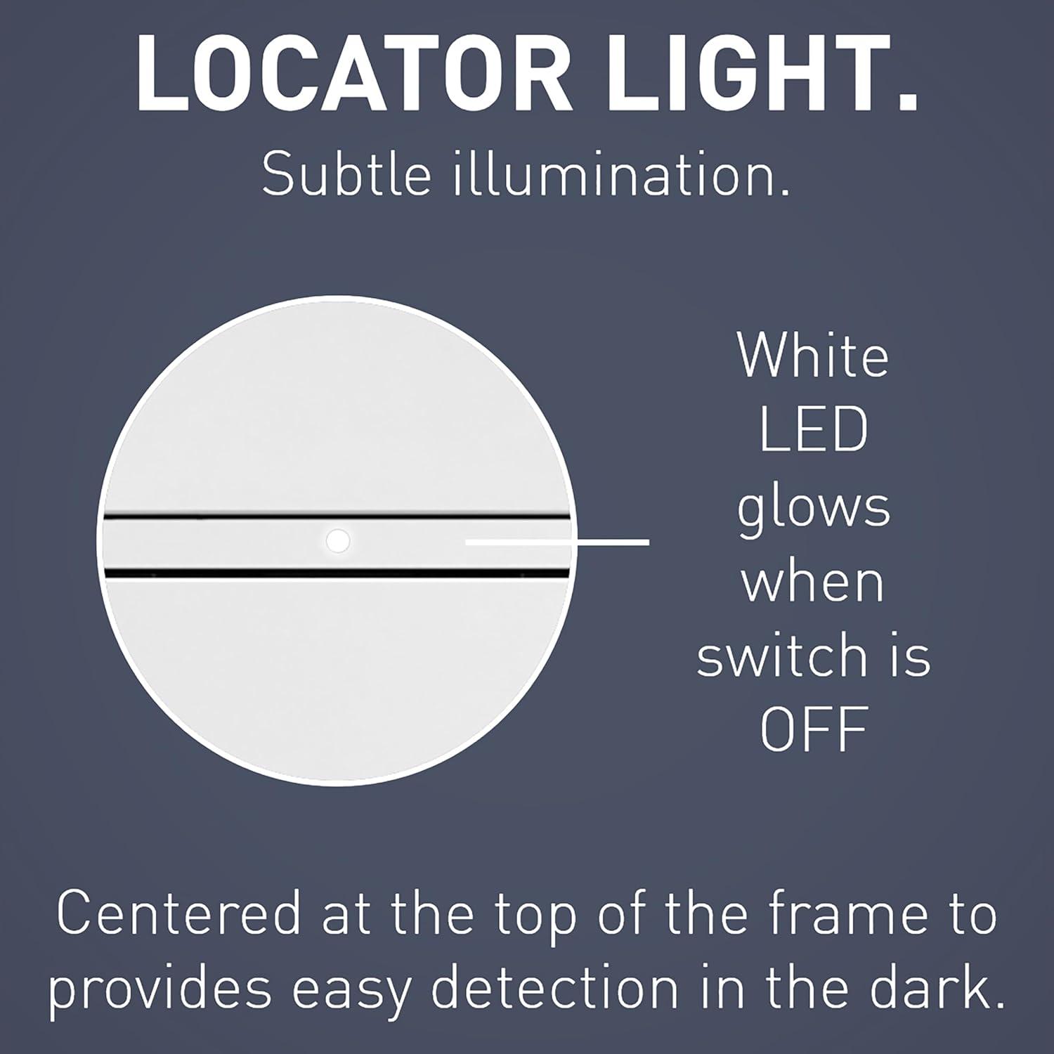 Legrand Multicolored Smart Slide Dimmer Switch with LED Locator