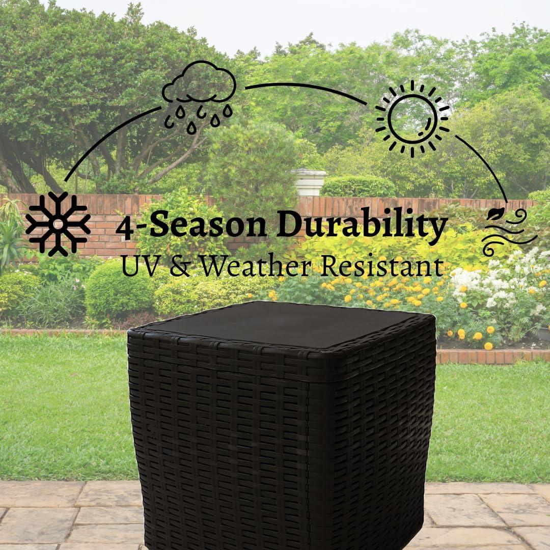 Real Hose Storage Real Hose Storage Outdoor Garden Hose Storage Holder, Decorative Garden Hose Storage Box, Storage For Garden Tools, Garden Hose, Lawn And Garden Products, 200ft Hose Capacity
