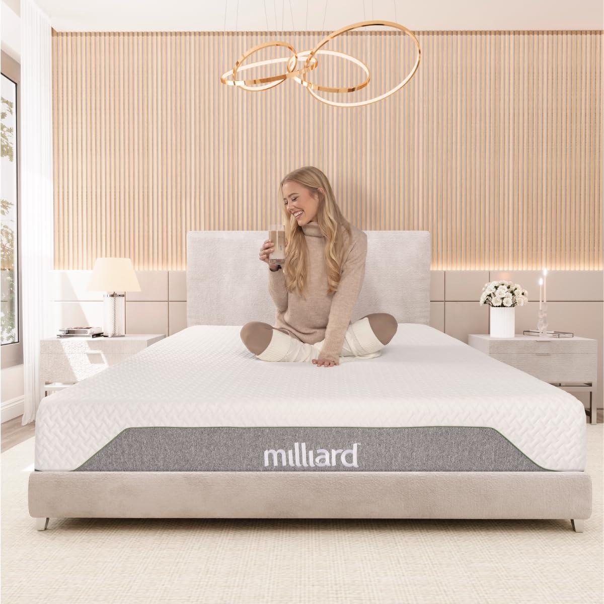 Milliard 10 Inch Classic Firm Memory Foam Mattress, King