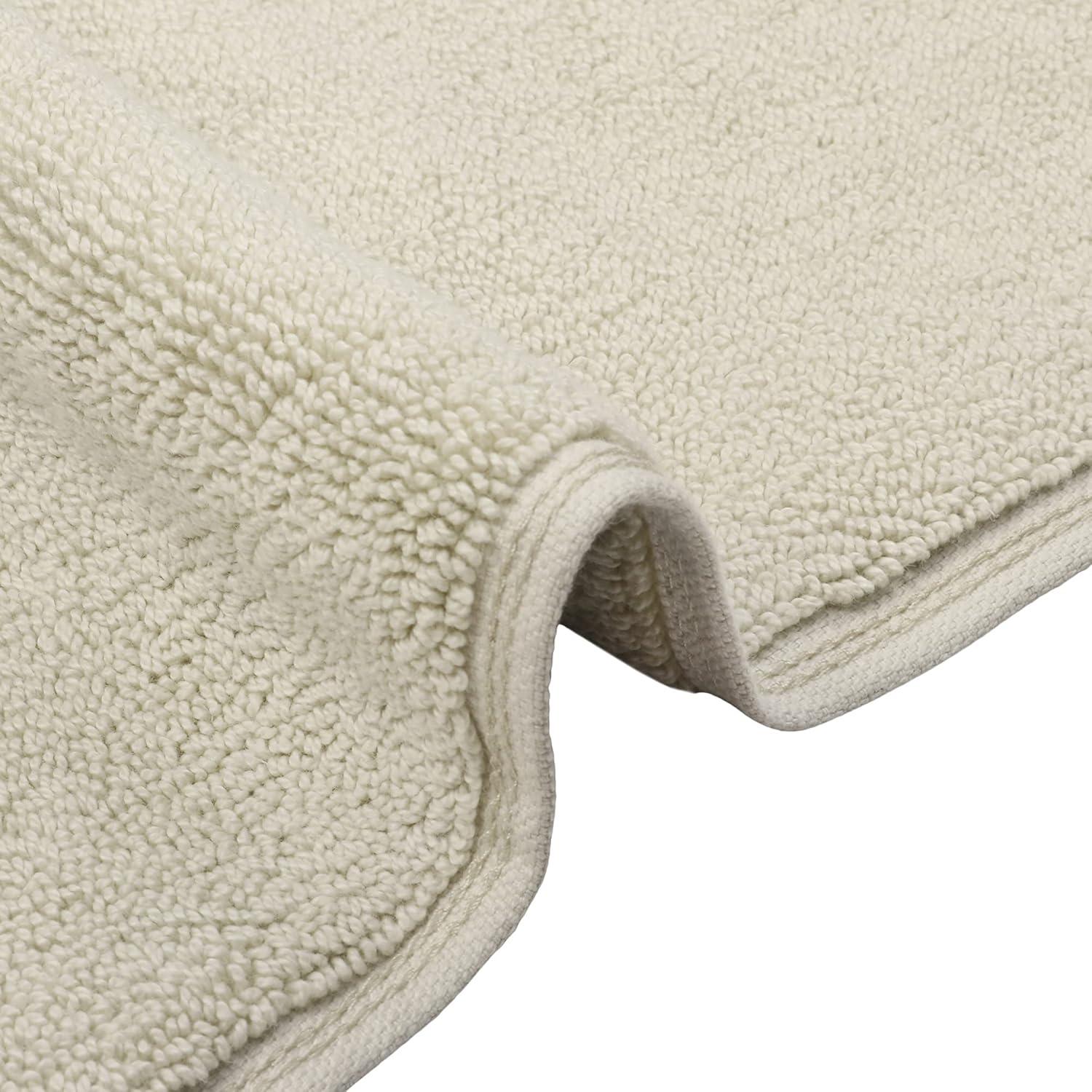 A1 Home Collections 100% Organic Cotton Towels 900 GSM Plush Feather Touch Quick Dry Bath Mat, GOTS Certified, Oeko-Tex Green Certified, Organic Cotton Bath Mat