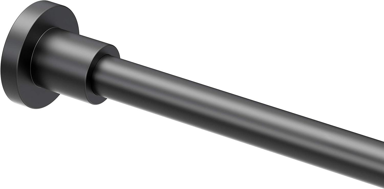 Gatco Minimalist 60" Straight Fixed Shower Curtain Rod | Wall Mount Solid Brass Shower Rod