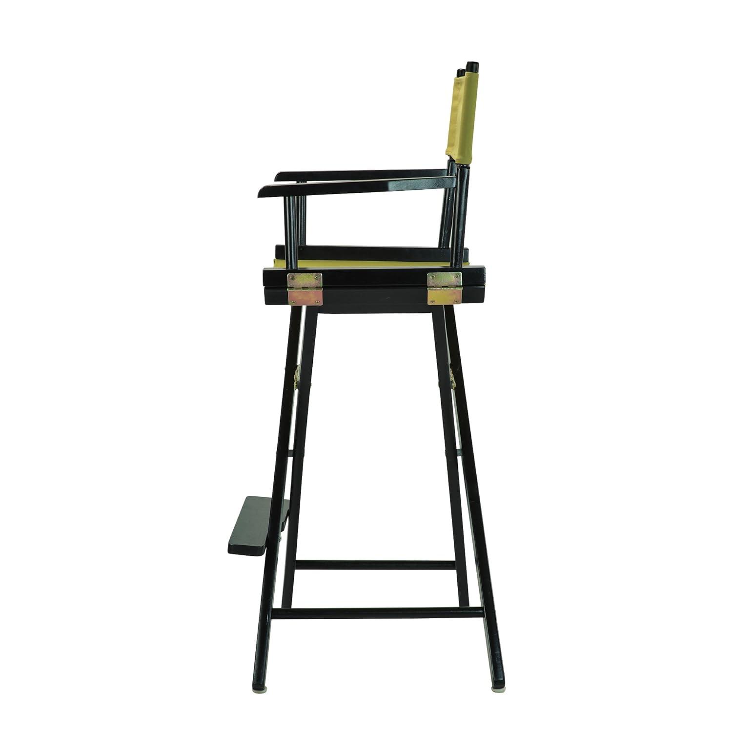 "30" Director's Chair Black Frame-Olive Canvas"