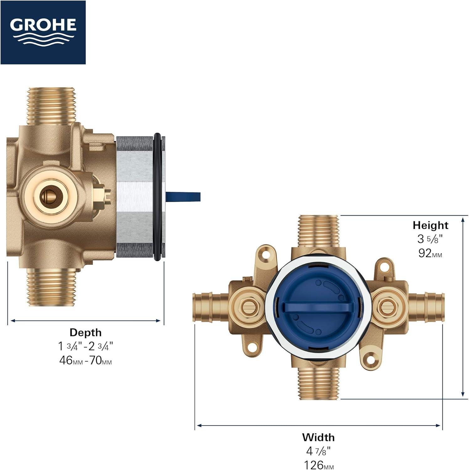 GrohSafe 3.0 Brass Pressure Balance Valve