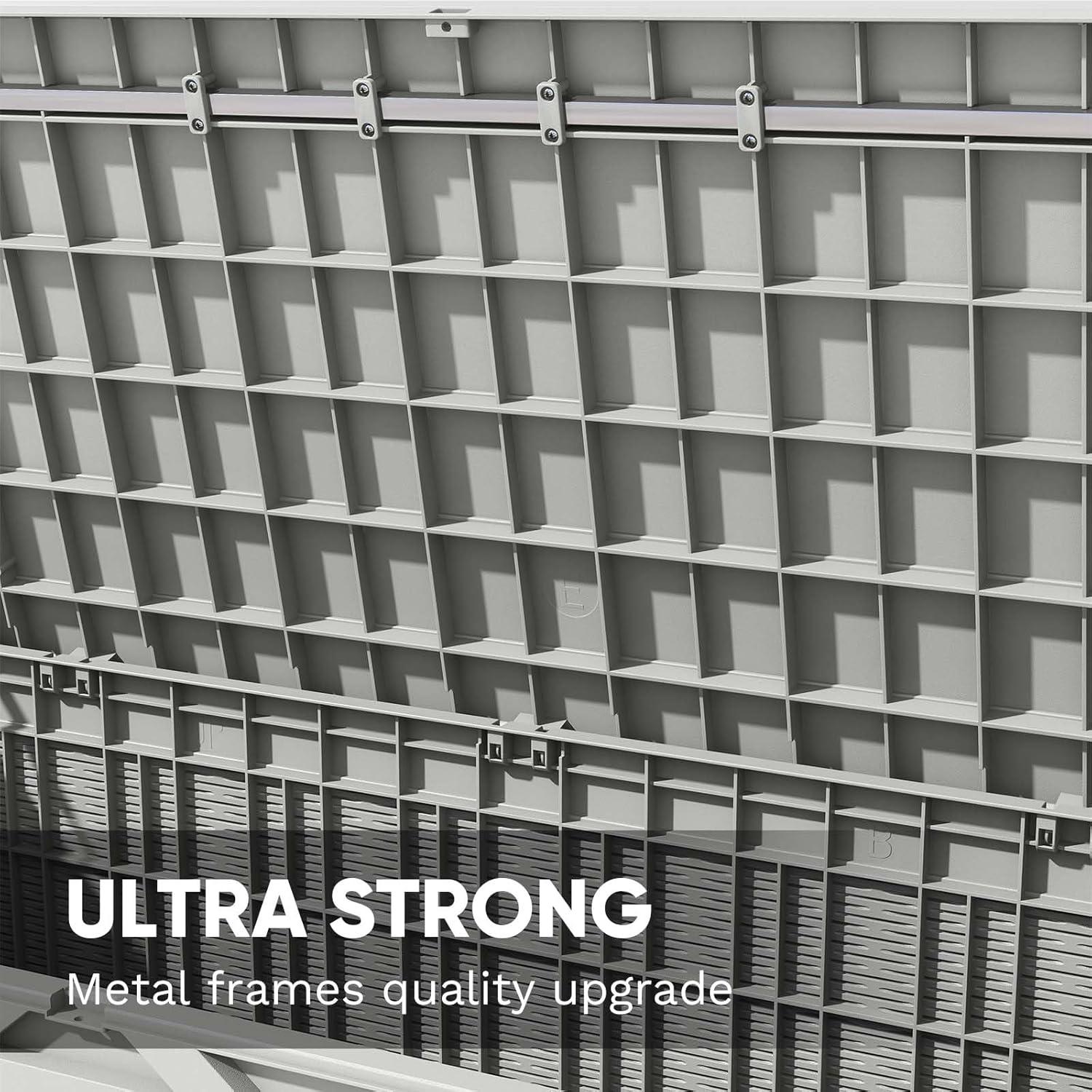 Patiowell 100 Gallons Water Resistant Resin Lockable Deck Box