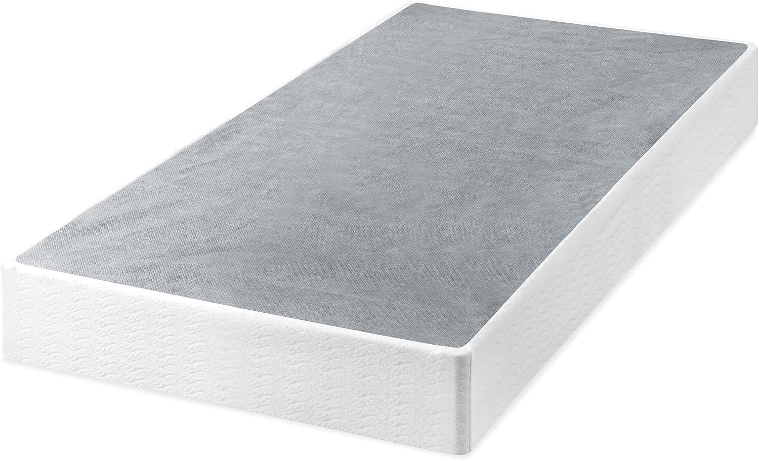 Metal Smart BoxSpring Mattress Base with Quick Assembly Gray - Zinus