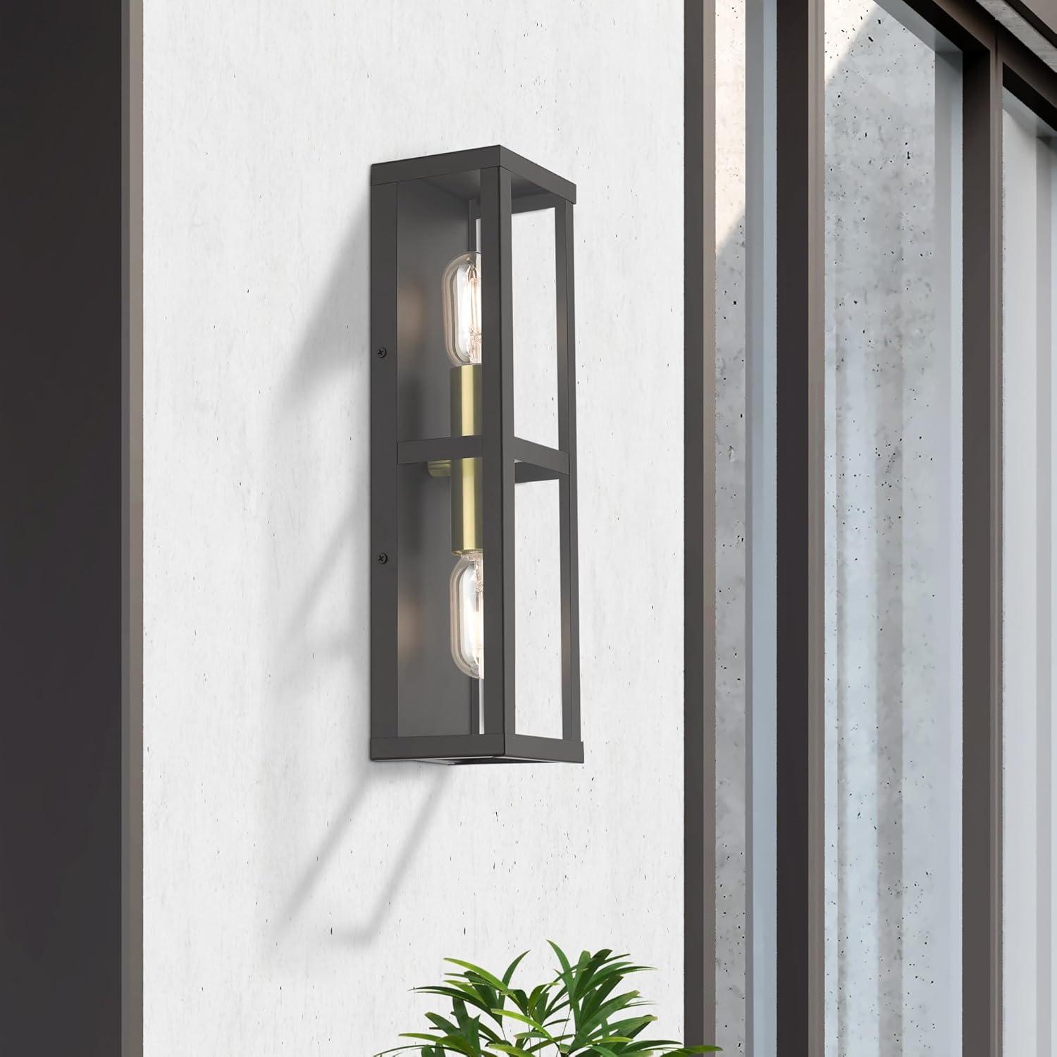 Livex Lighting Gaffney 2 - Light Wall Light in  Bronze/Antique Gold