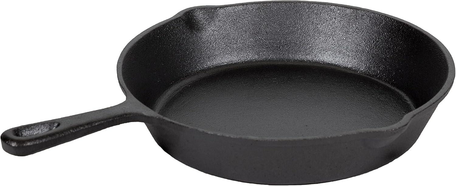 Oster 3 Piece Cast Iron Pre-Seasoned Frying Pans