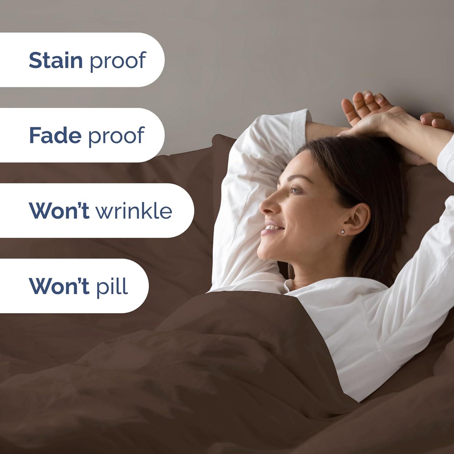 CGK Linens Premium Hotel Quality Soft & Cooling Duvet Cover Set